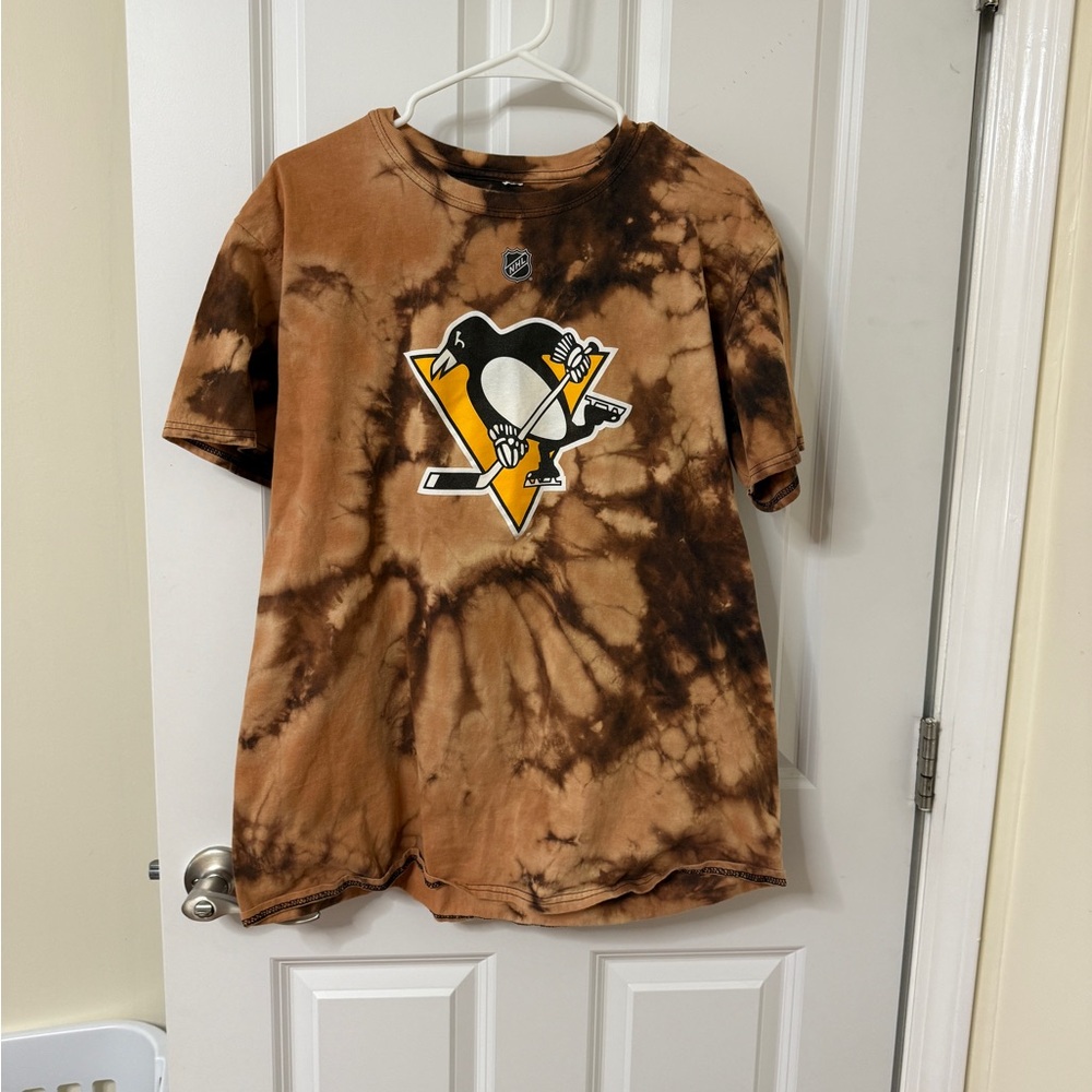 Pittsburgh Penguins Medium Letang Acid Wash Tee